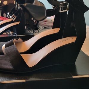 Torrid Elegant Black Wedge Heels